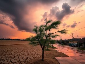 Secetă, inundații, furtuni. Impact climatic România.