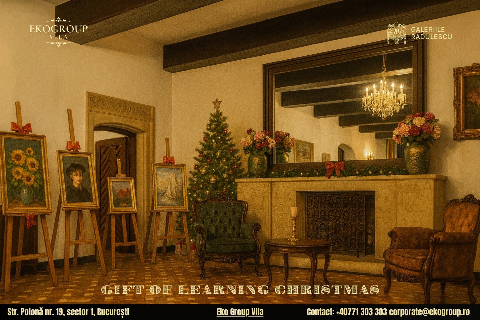 Cadouri de Crăciun copii: Vizita la expoziția „Crăciunul anilor ’30” de la Eko Group Vila, o experiență educativă și culturală pentru cei mici